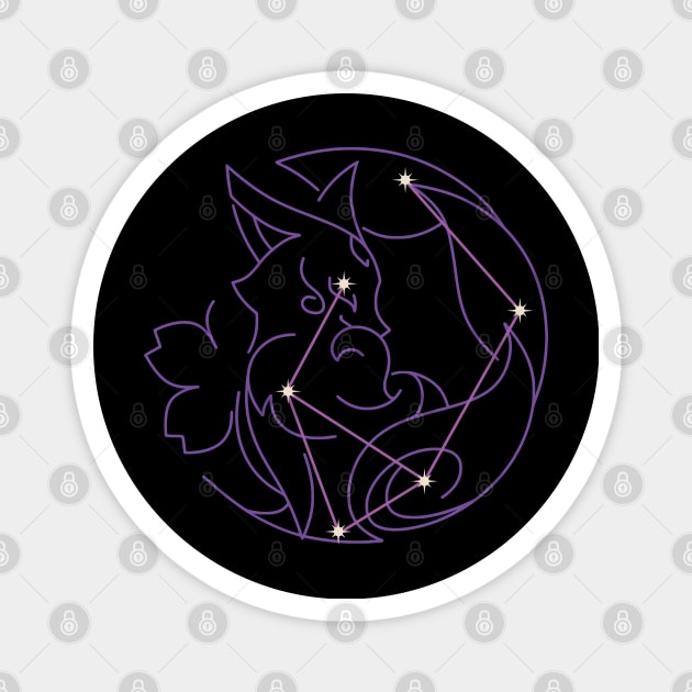 Yae Miko Constellation Magnet by CYPHERDesign